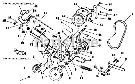 Allis-Chalmers tractor parts diagram